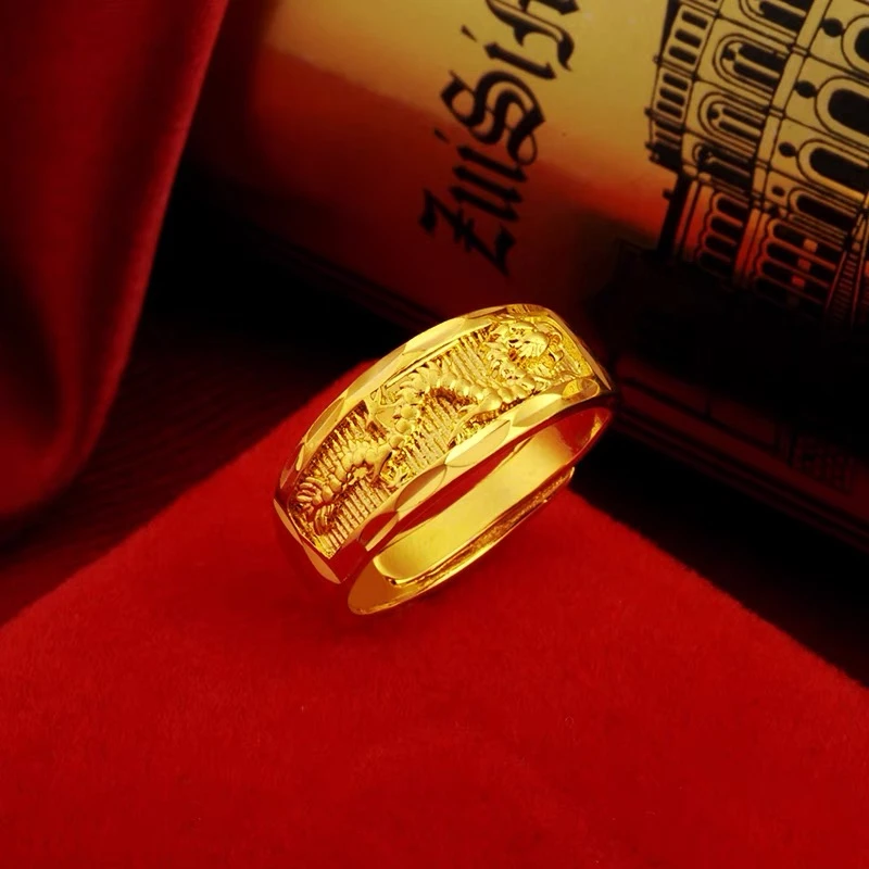 合金戒指 合金材质【小龙戒指】可调节戒指情侣时尚气质精美结婚