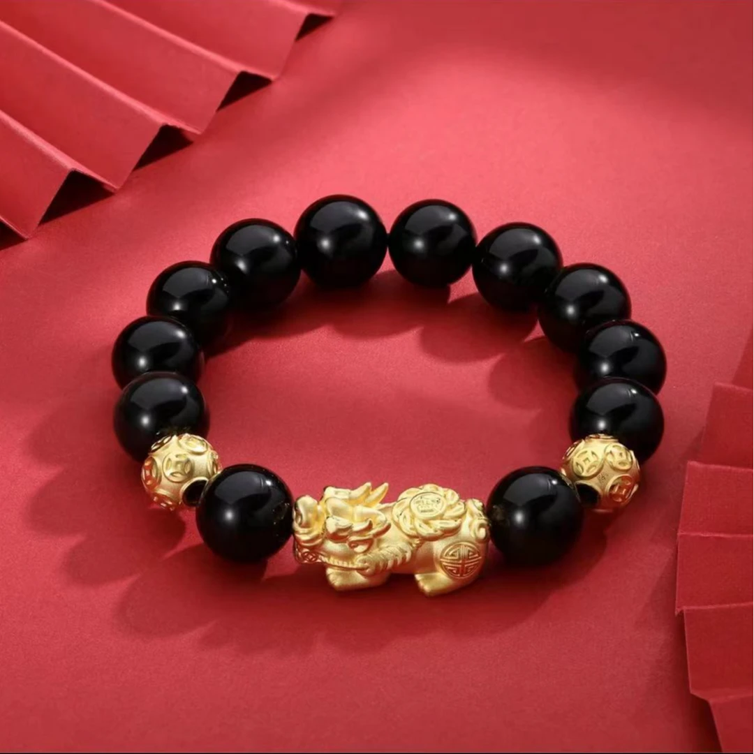 合金手链 合金材质【手链】轻奢时尚情侣经典素款精美百搭黑色简约