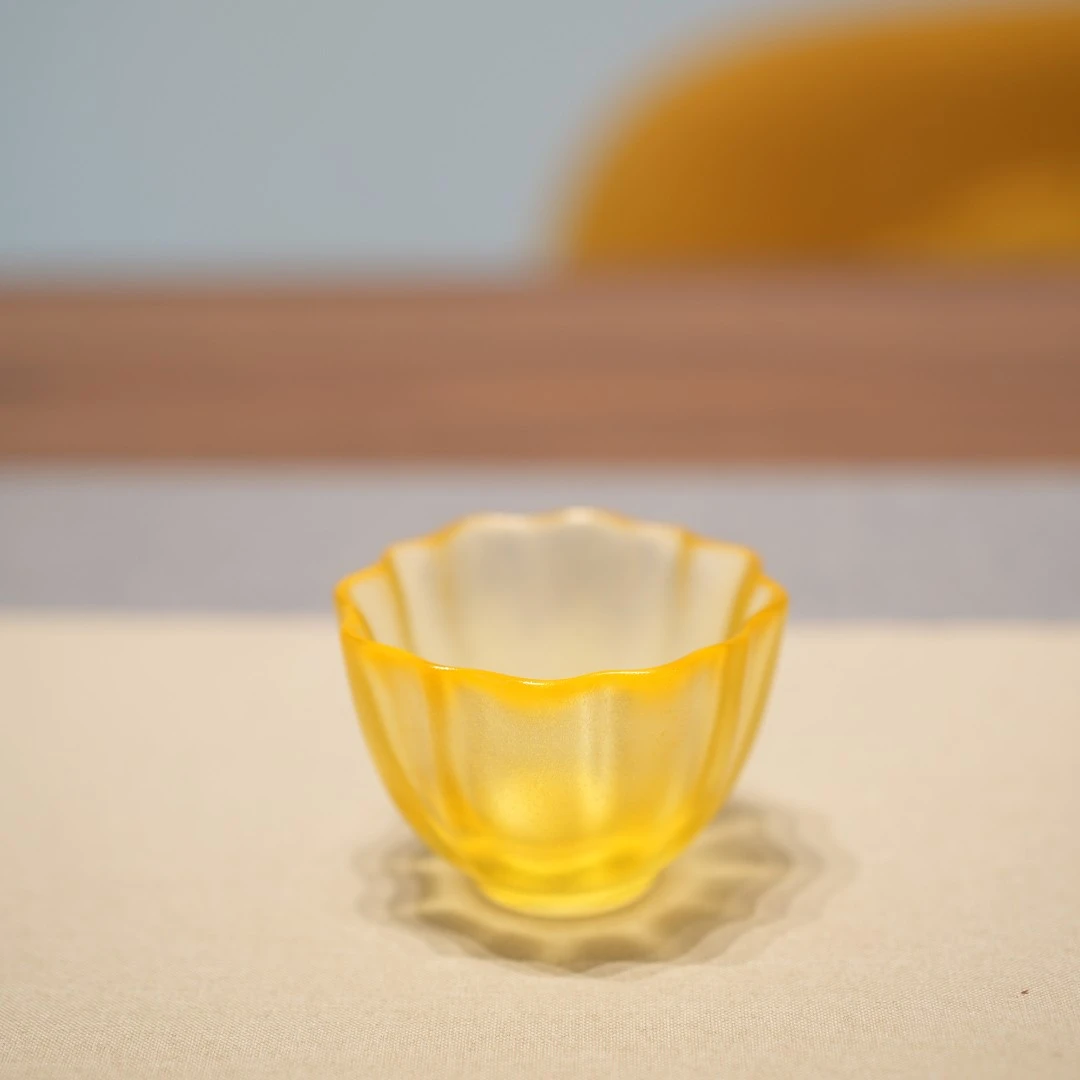 KANPURA/卡普拉花信古法琉璃品茗杯80ML
