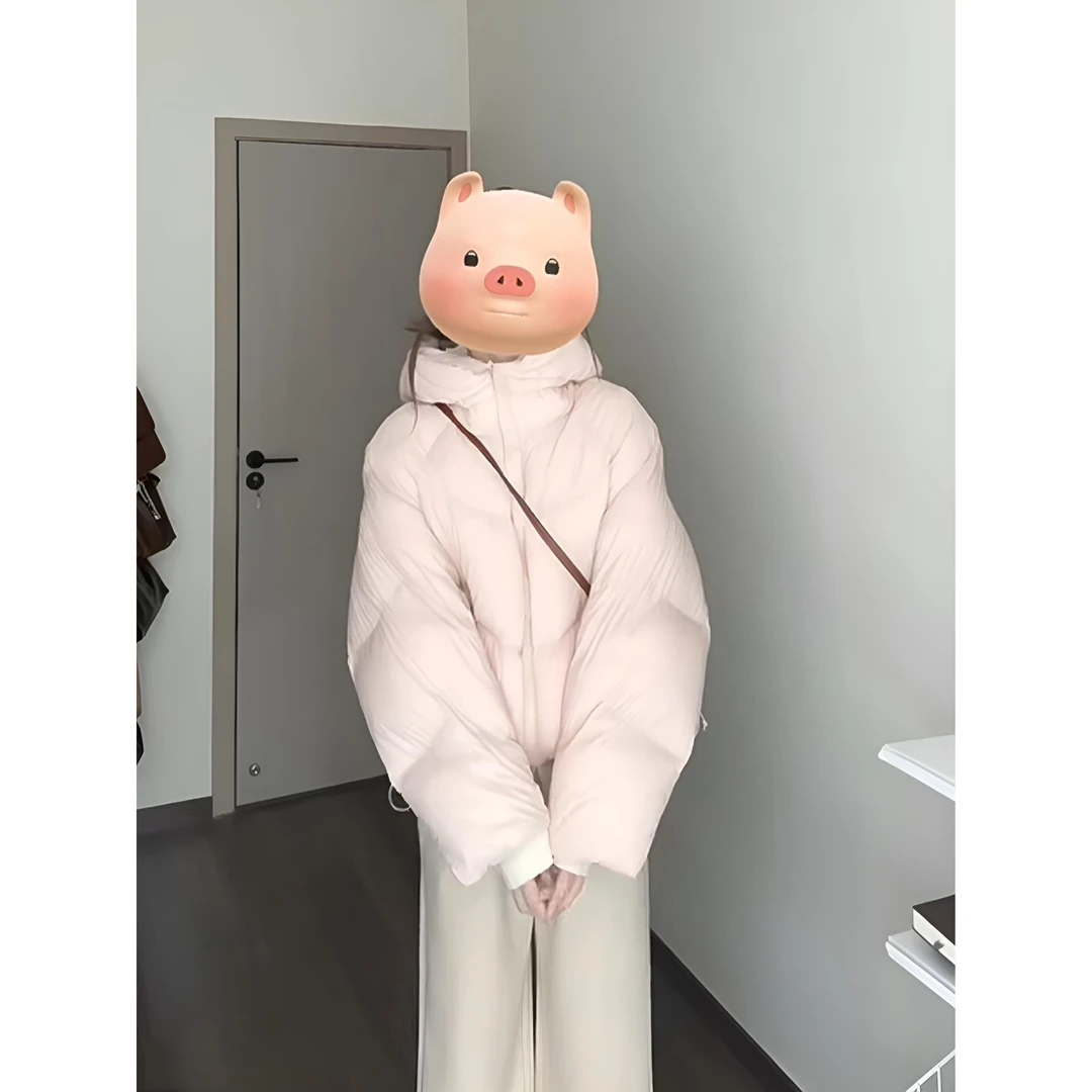 INS CEC今年流行加厚棉服外套女2024年新款高级感爆款面包服棉衣