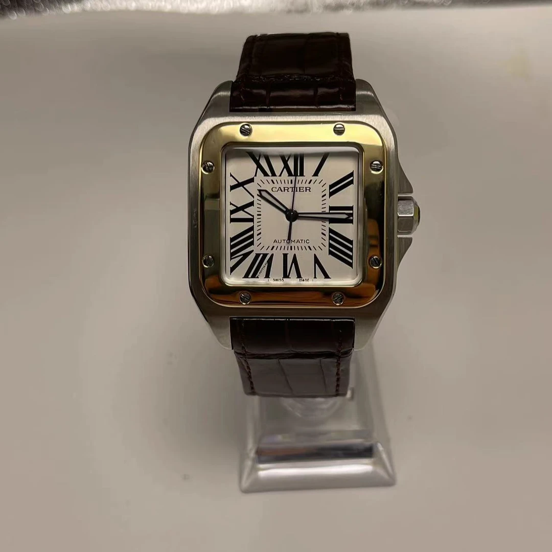 95新 Cartier/卡地亚 /山度士系列/表径51.1*41.3MM