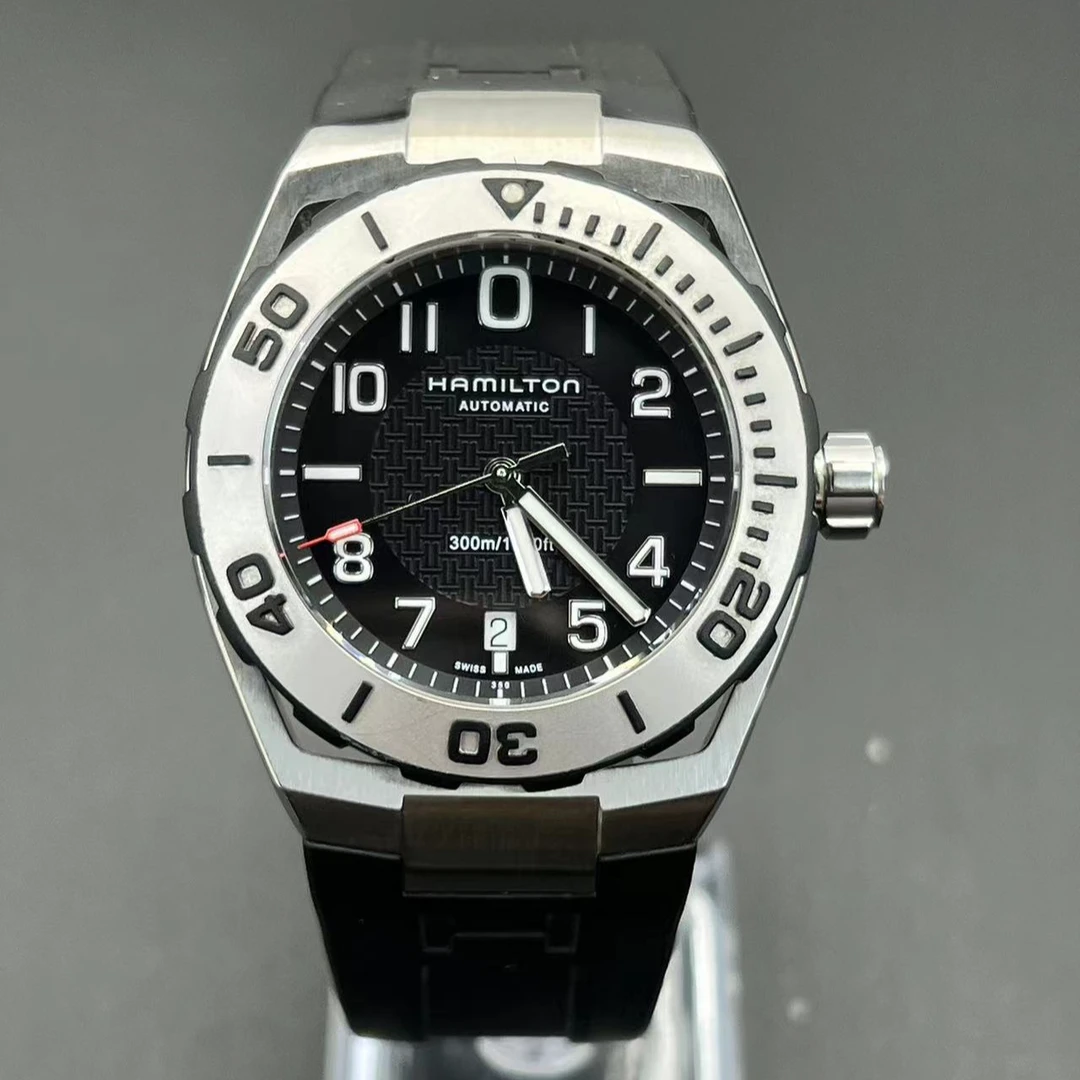 95新 Hamilton/汉米尔顿 卡其海军/表径42mm/