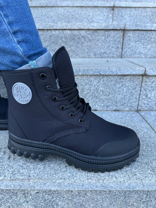 冬季拉链款大棉保暖户外马丁鞋8026