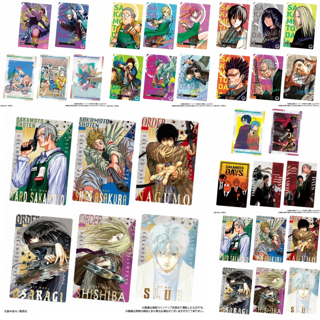 坂本日常 食玩 角色收藏卡 盲盒（饼干不建议食用）