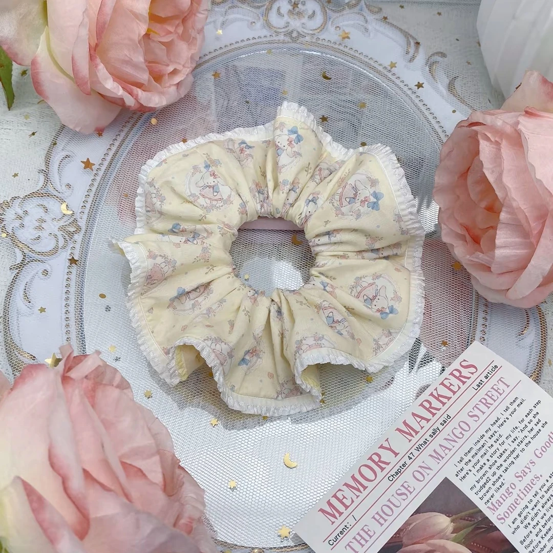 元素少女原创设计兔子少女俏皮可爱学生手作发圈甜美夏款超仙