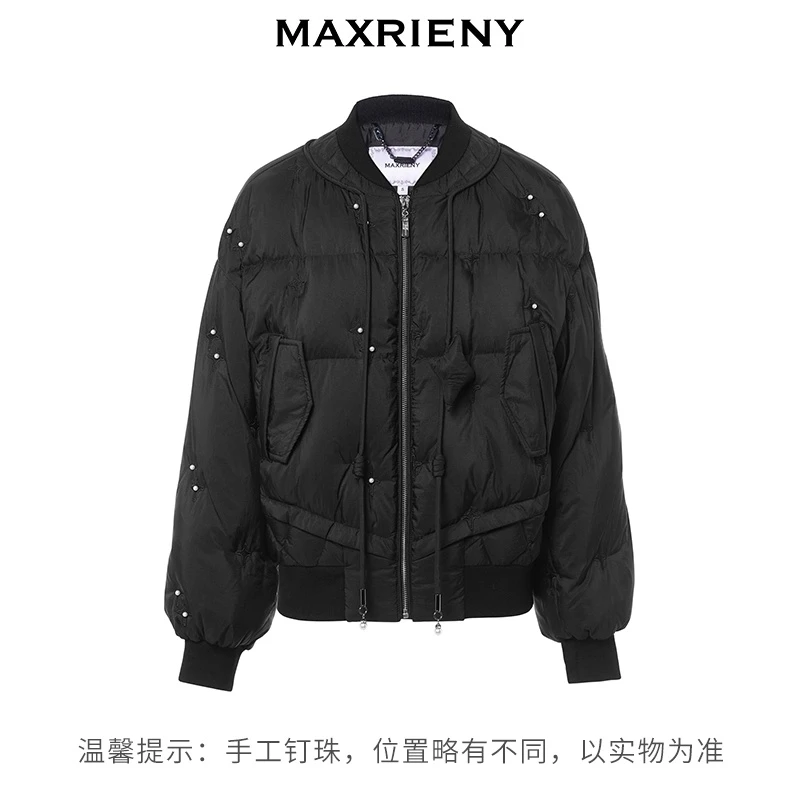 MAXRIENY棒球服式羽绒服