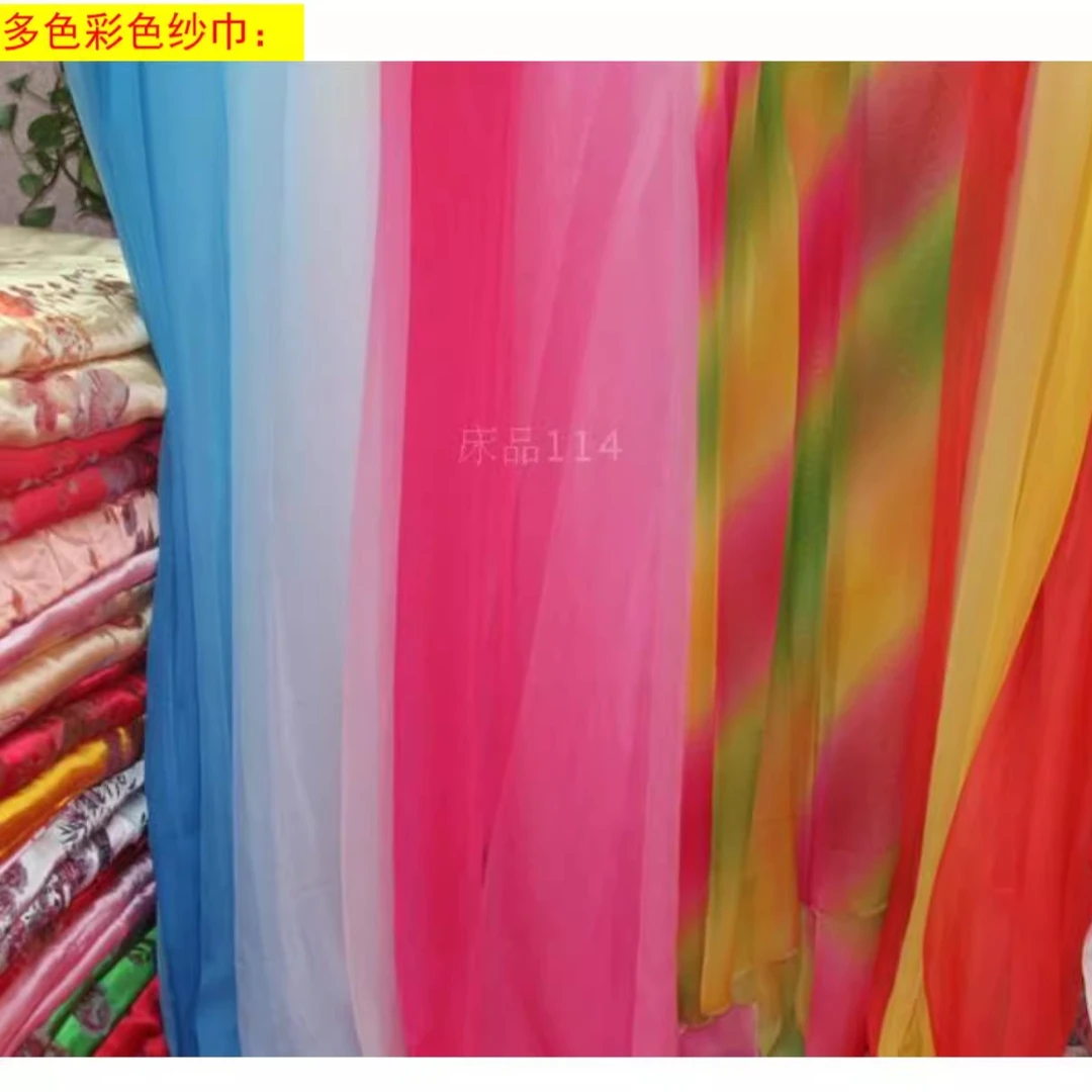 天丝乔其纱巾真雪纺丝纱巾超大丝巾秋冬女柔软丝滑雪纺丝纱巾围巾