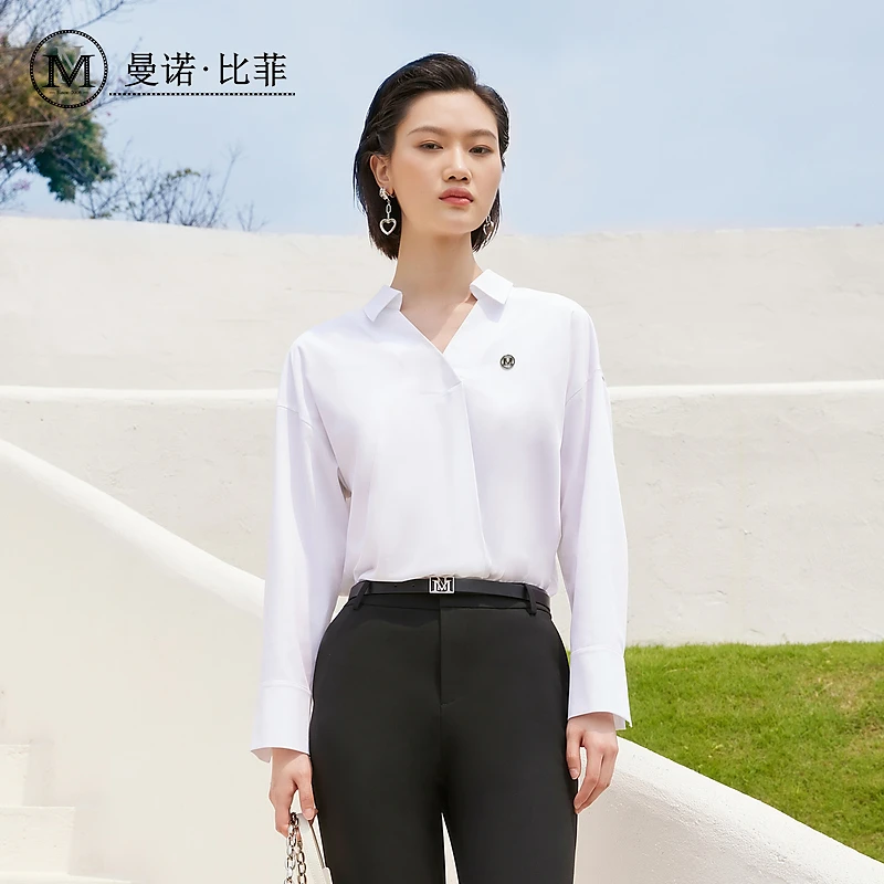 【诗语专属】优雅系列翻领衬衫MCES131031