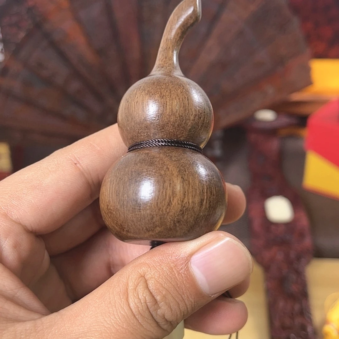 【闪购商品】雕刻木材葫芦手把件