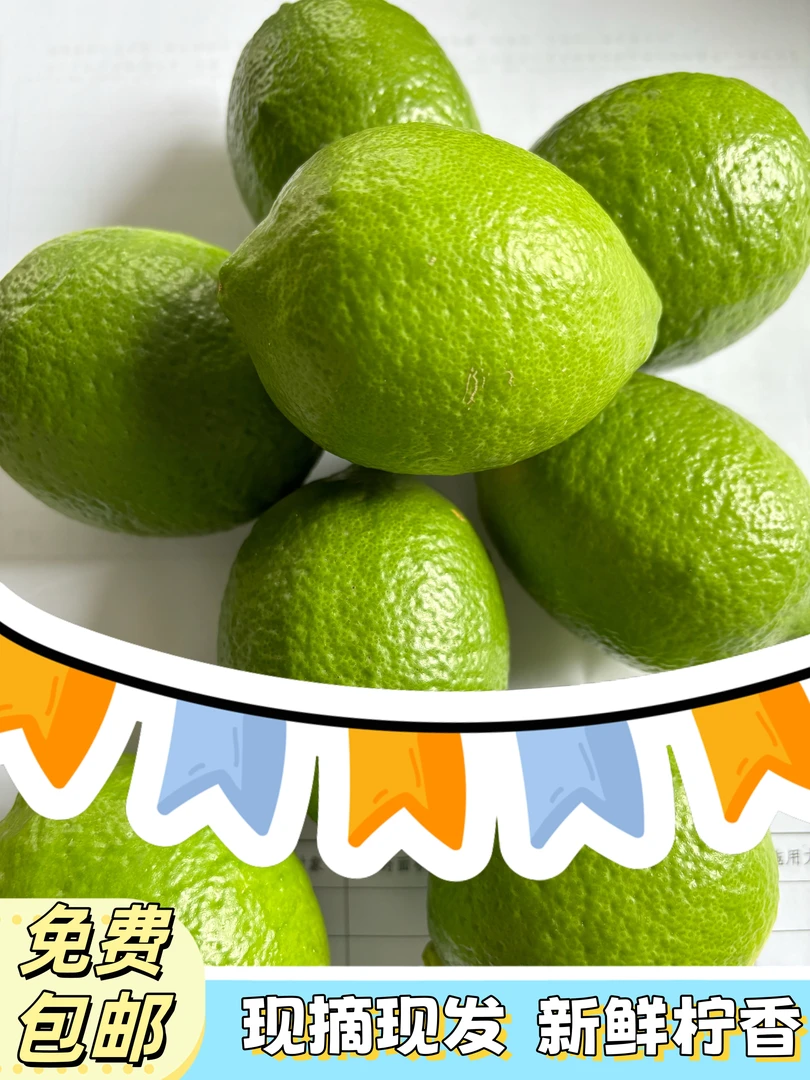 安岳青柠檬24年薪果上市果园现摘现发新鲜拧香多汁60+柠檬鲜果