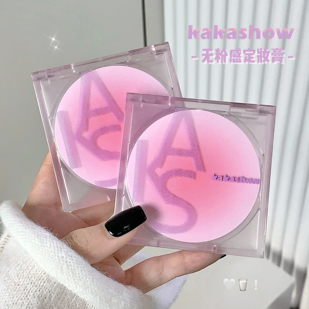 秋冬新手定妆膏散粉粉饼提亮控油持妆不脱妆油皮提亮细腻遮瑕