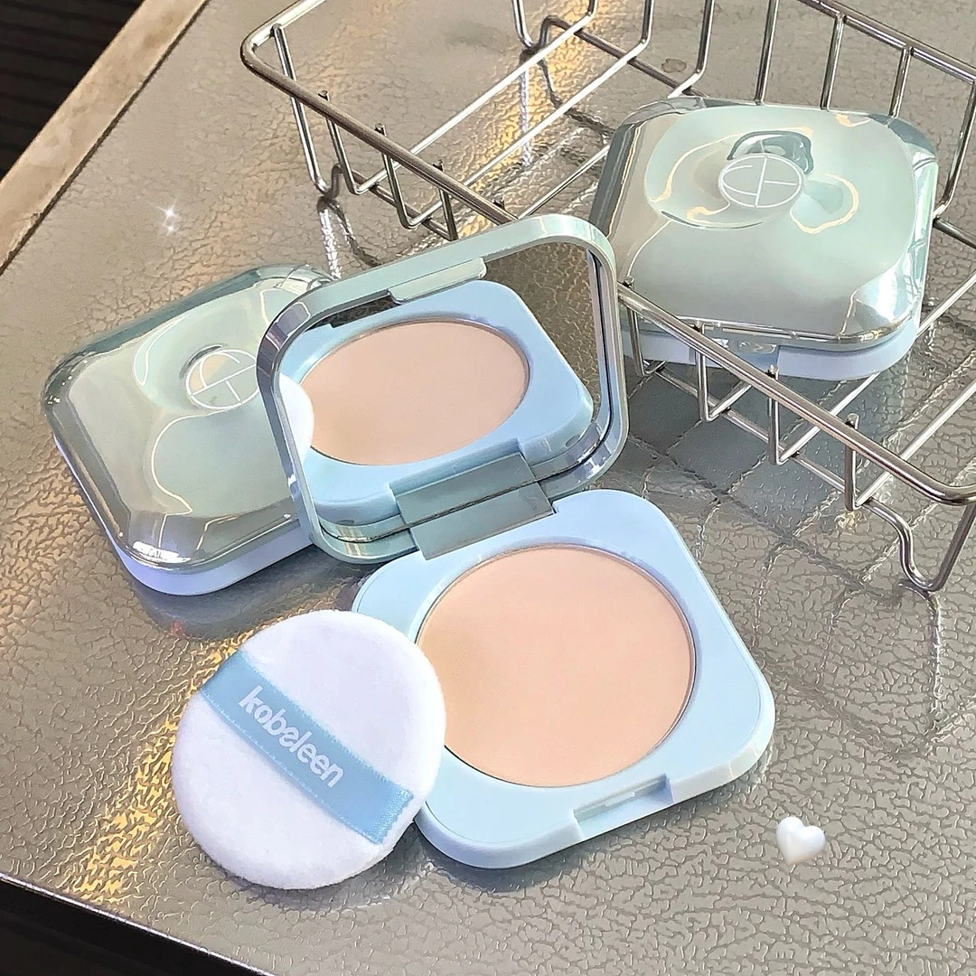 蕾美控油白防粉饼晒定妆干湿两用防汗遮盖瑕疵学生油皮防汗不脱妆