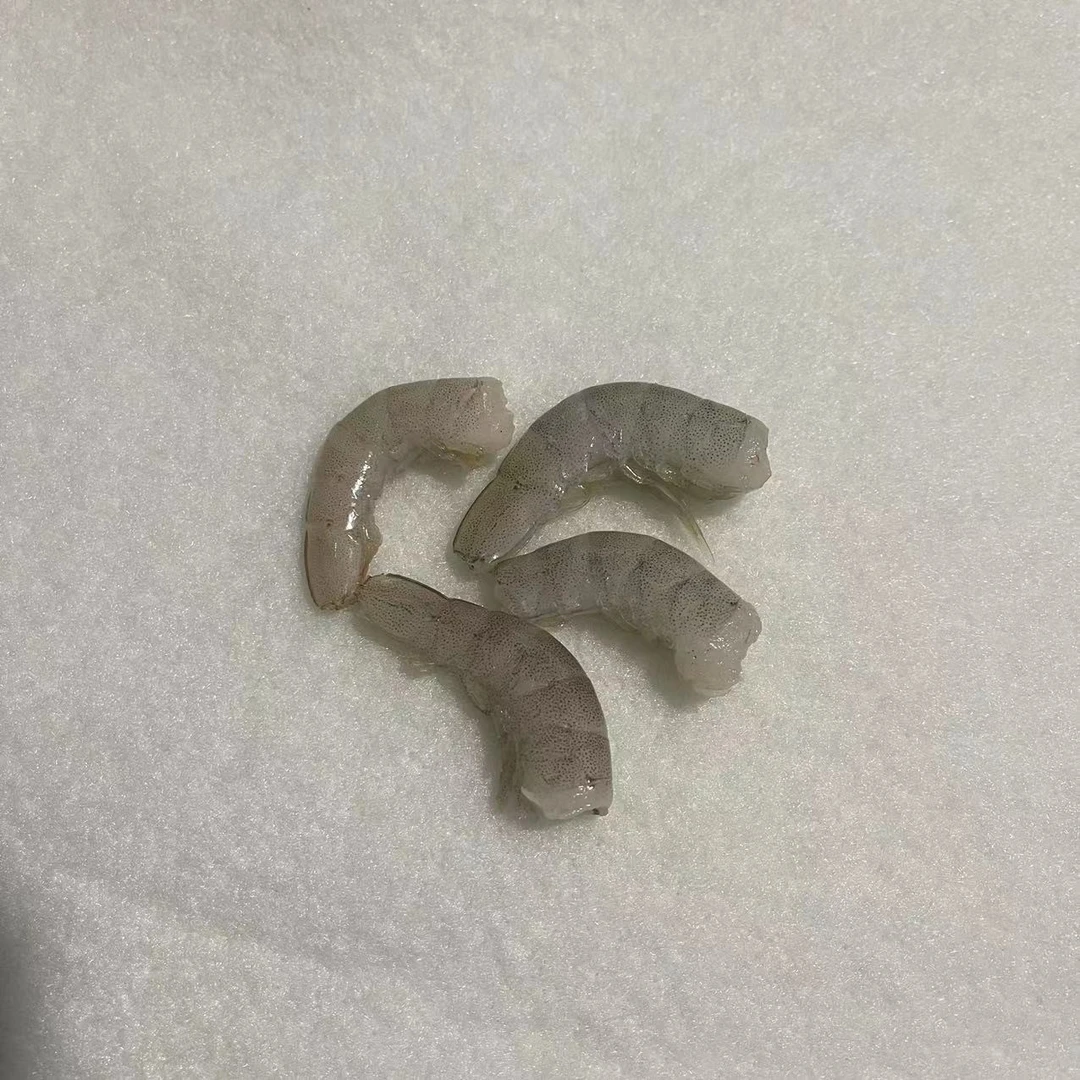 冷冻虾段观赏鱼饲料新鲜去头去尾龙虎魟鱼食鱼