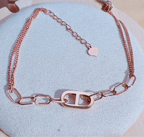 18K金手链（时尚双链猪鼻款）2.57