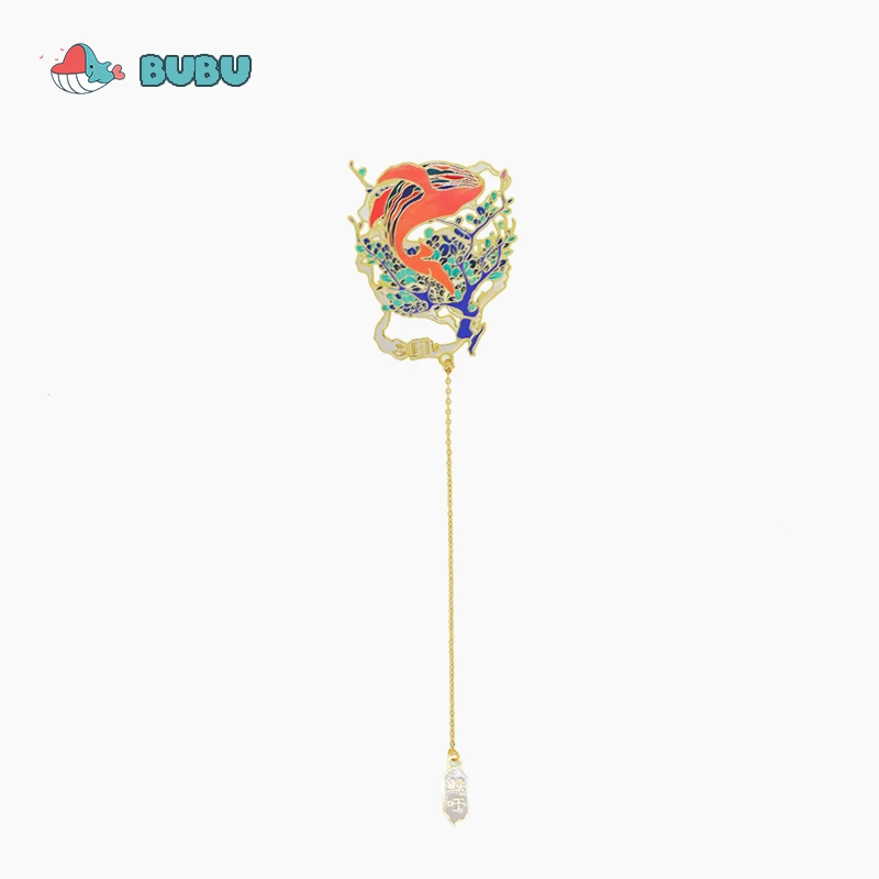 布布鲸吁金属书签