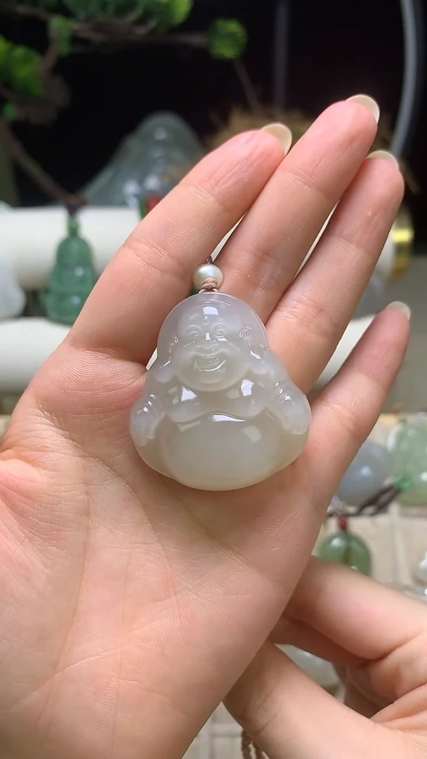 【闪购商品】和田玉颈饰未镶嵌吊坠40mm