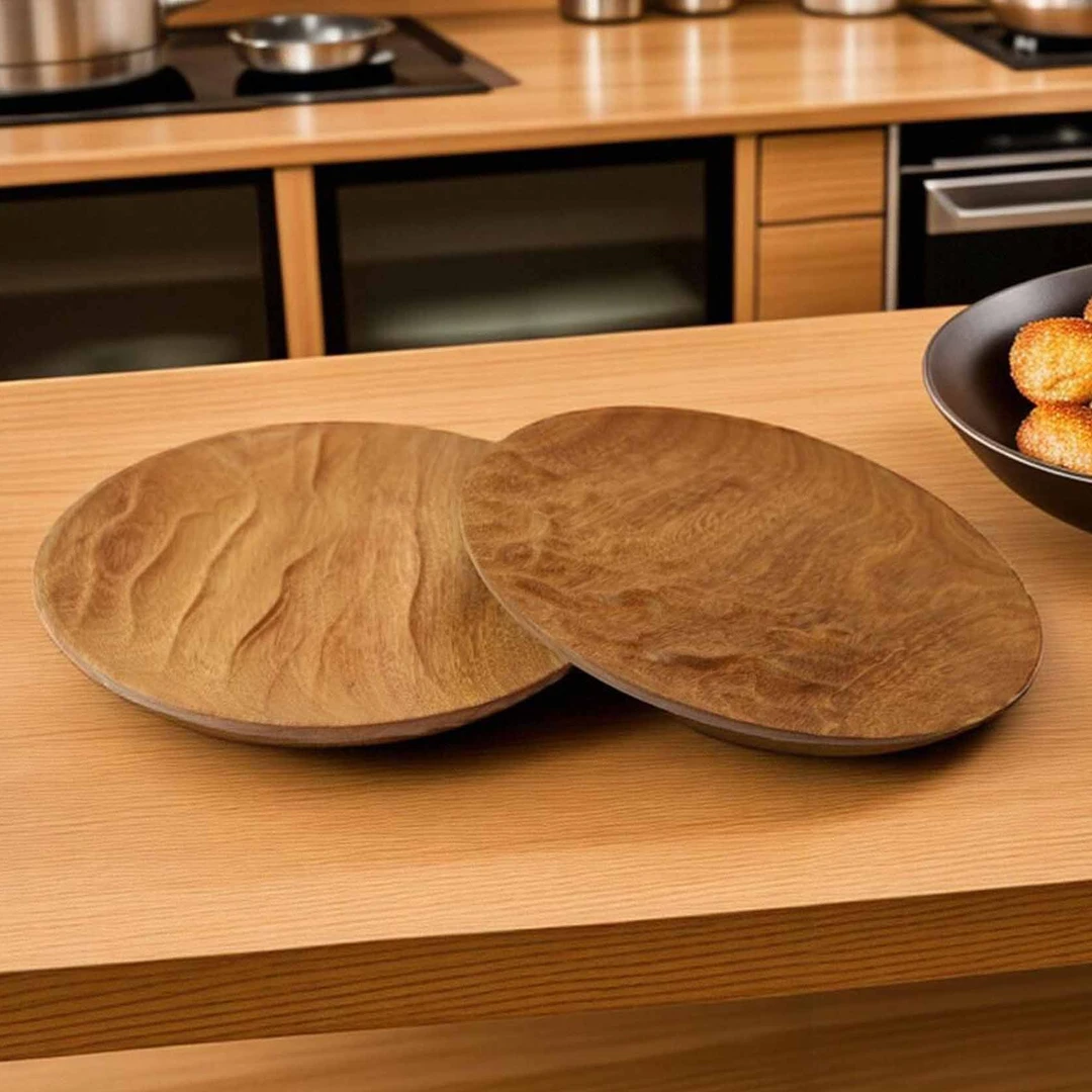 侘寂金丝胡桃木原木整木水果盘木质木头托盘木制实木果盆木盘木碗