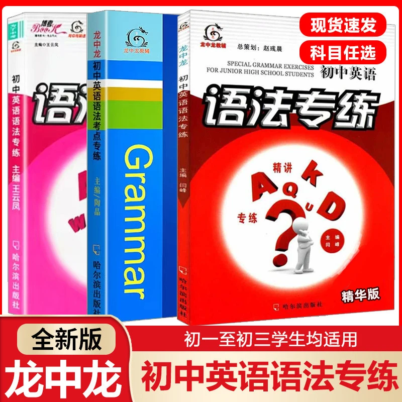 龙中龙初中英语语法专练七八九年级中考英语语法考点专练习题全解
