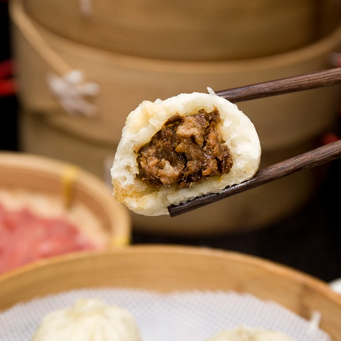 韩三岁嵊州老面梅干菜小笼包300g*5包到手60个 手工包制老面发酵Z