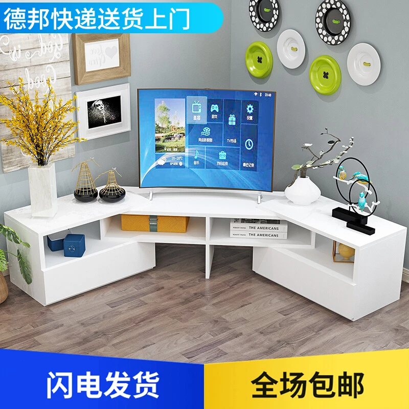 转角墙角三角柜简约现代小户型伸缩客厅液晶组合电视柜可定做包邮