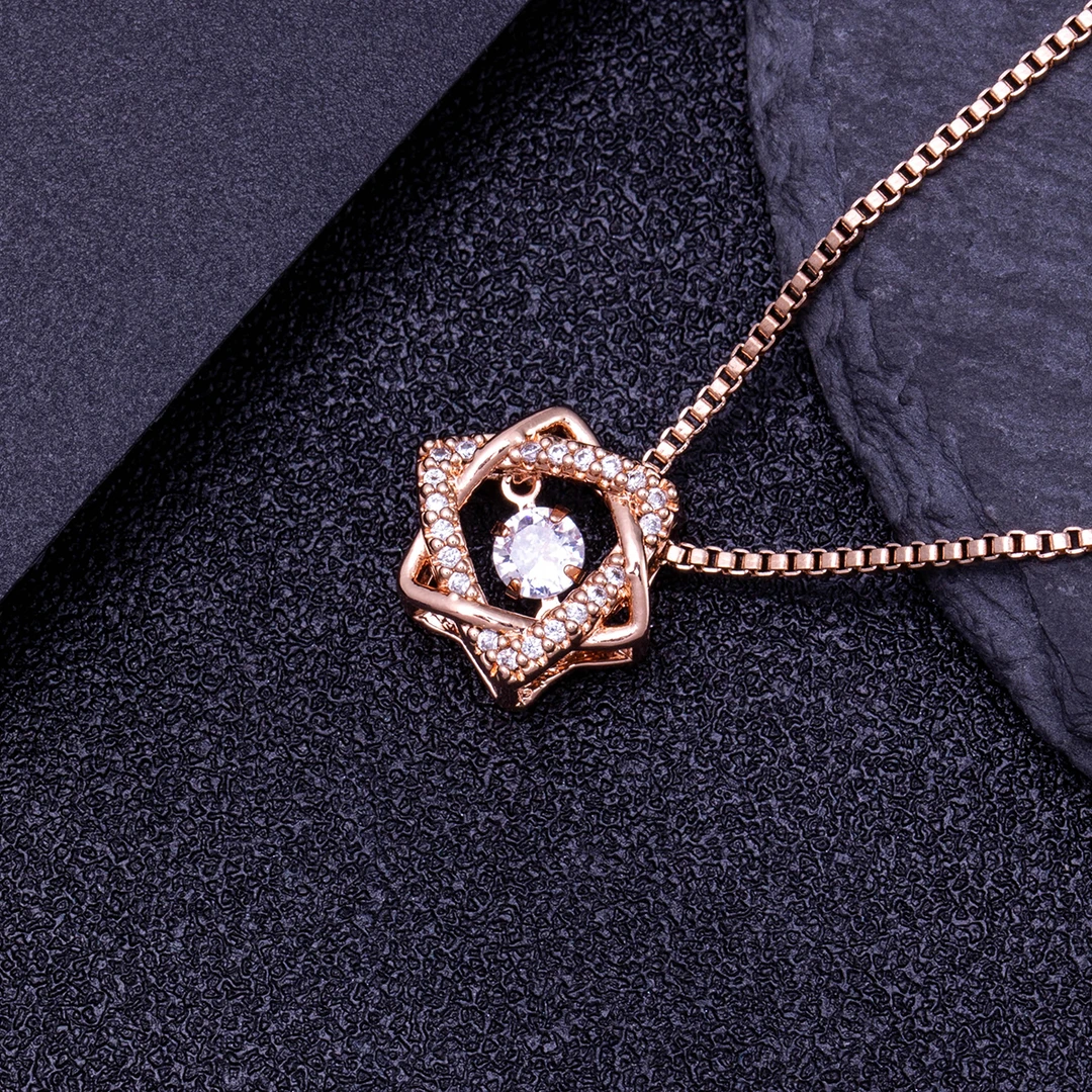 永恒之心项链女轻奢小众设计锁骨链送女友七夕礼物