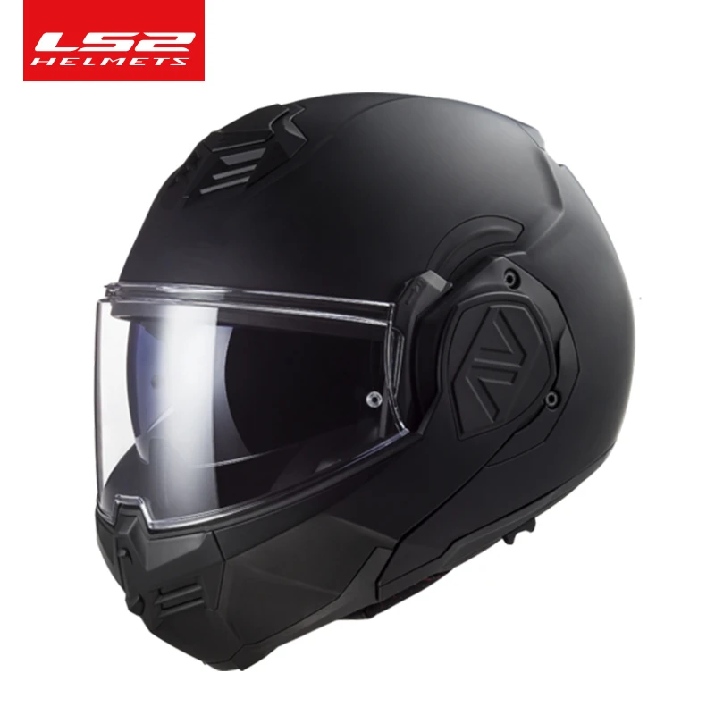 LS2后空翻揭面盔摩托车头盔双镜片机车全盔跑盔巡航踏板 FF906
