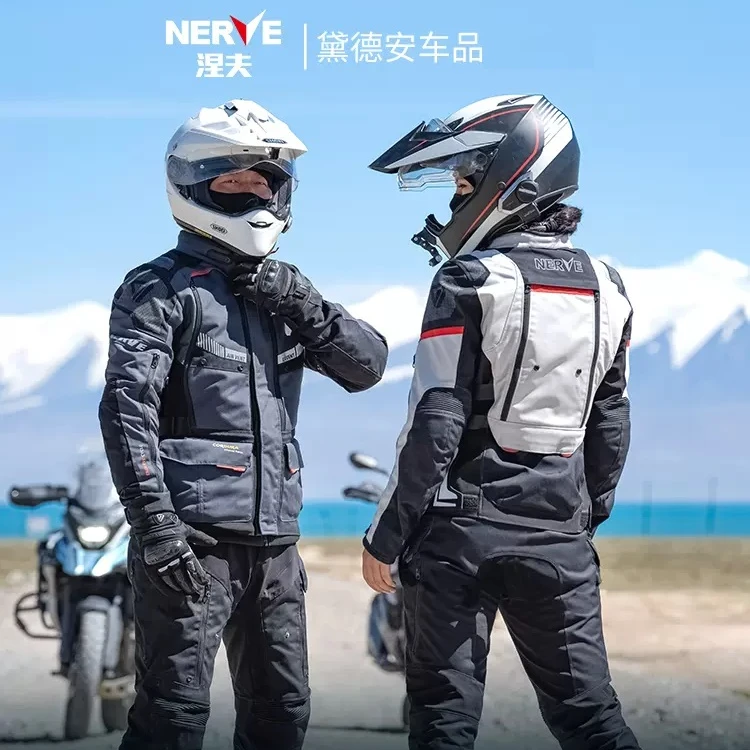 NERVE涅夫火山套装摩托车电加热骑行服四季男女保暖防水防寒保暖
