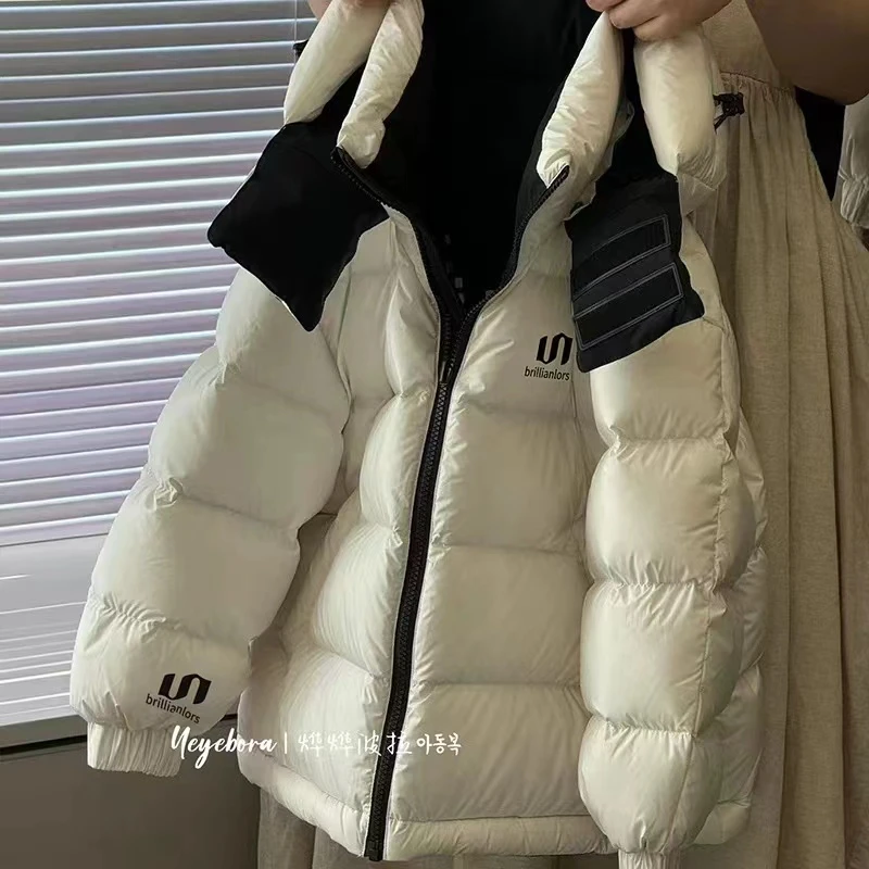 高端品牌童装羽绒服2024新款冬装洋气儿童加厚白鸭绒外套男女同款