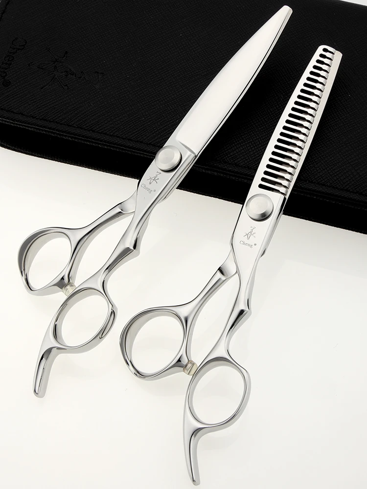 承剪SY系列美发剪刀发廊平剪综合鱼骨剪洞洞胖胖滑剪无痕牙剪套装