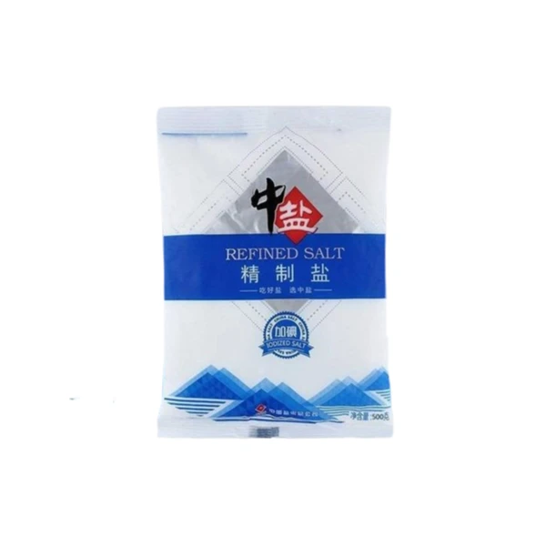 中盐精制食用盐500g