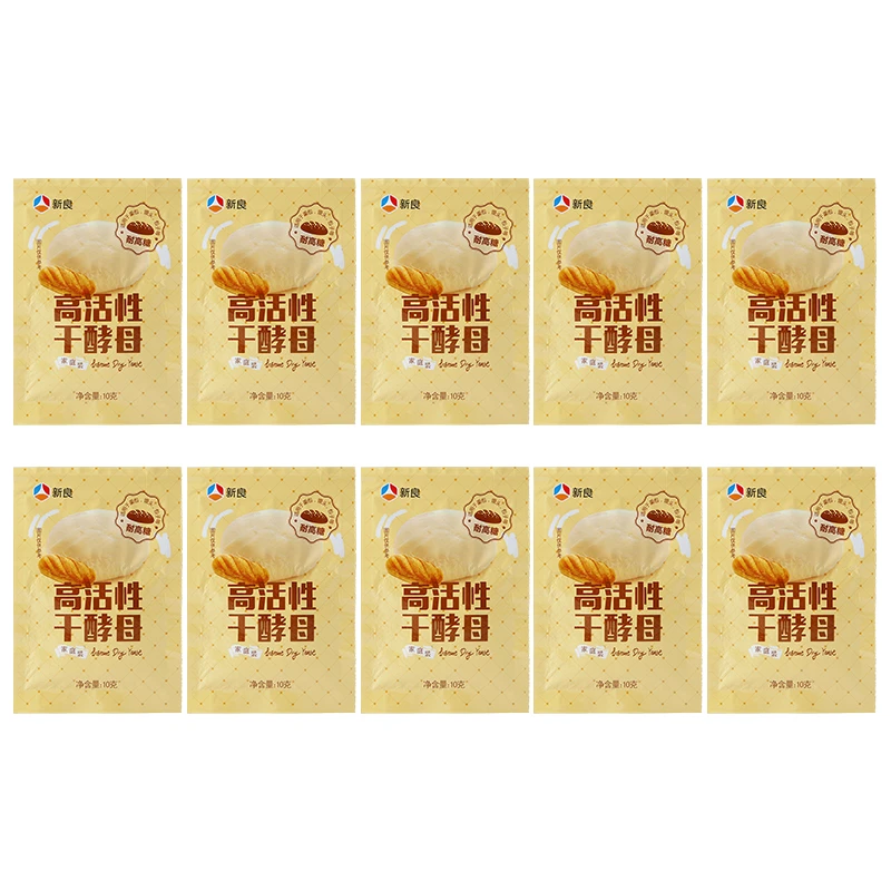 新良食用粉高活性干酵母10g×10包耐高糖酵母粉馒头面包用发酵粉