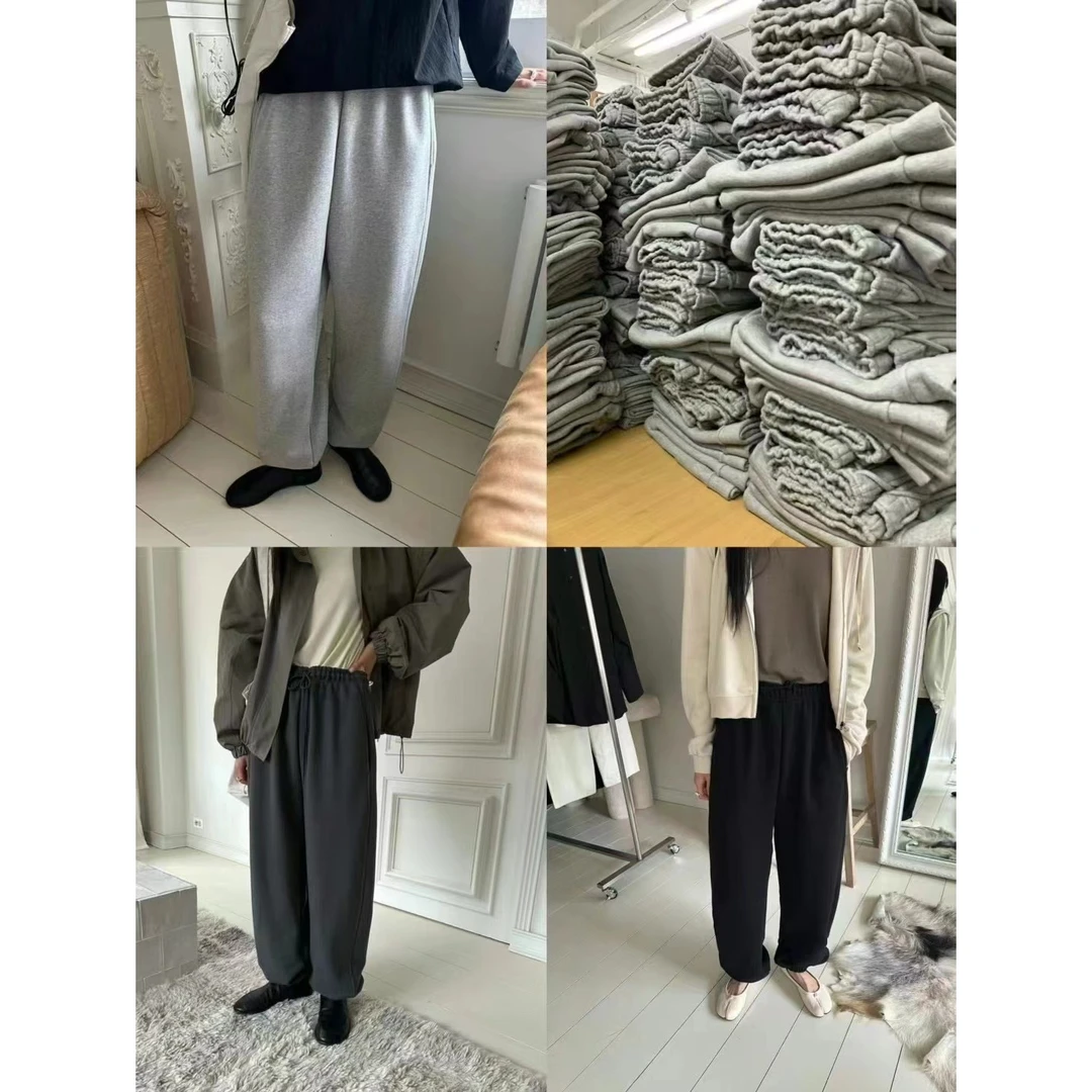 MALT-松紧腰束脚休闲卫裤#C130