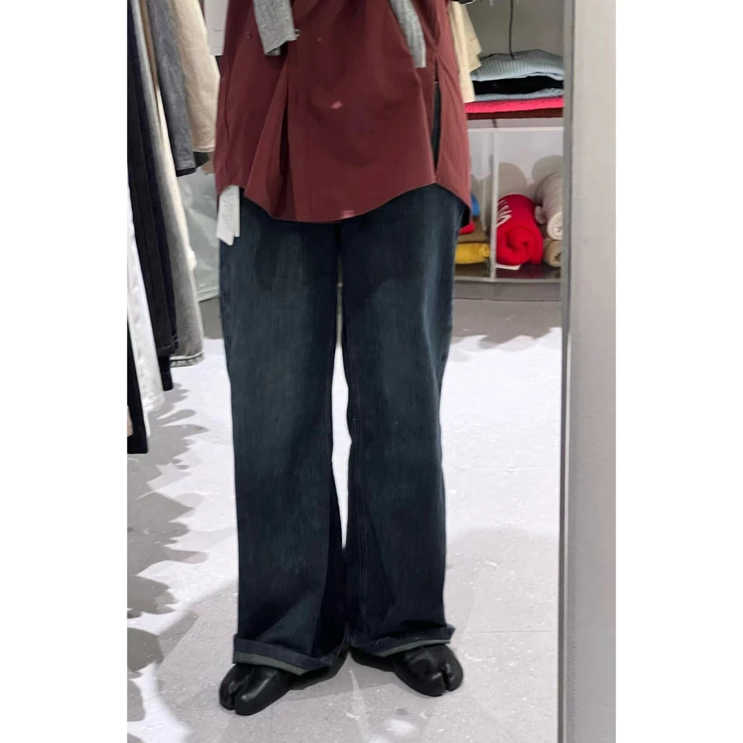 【福利】非町-直筒宽松牛仔裤#602