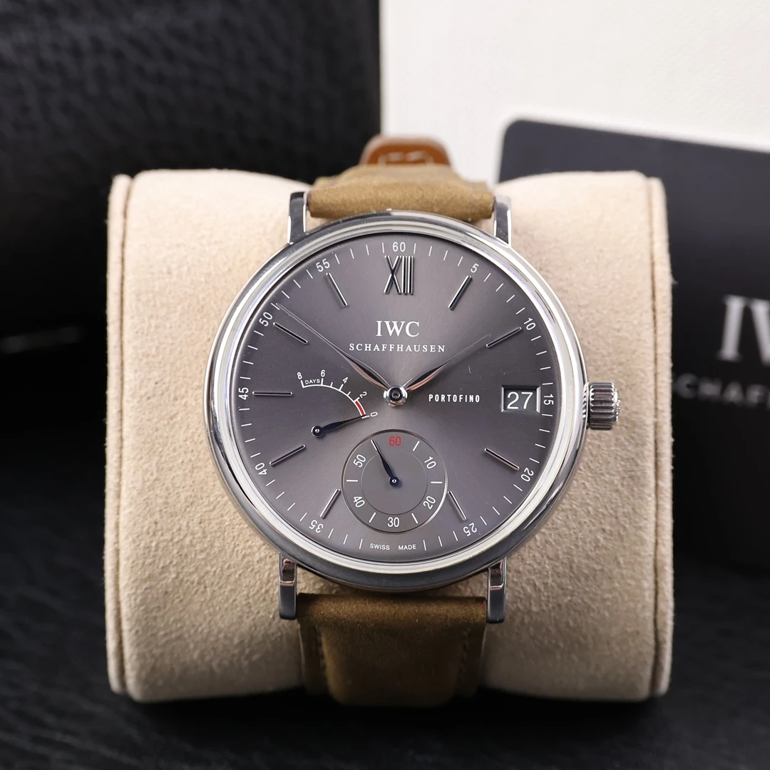 95新 IWC/万国 柏涛菲诺 IW510115男士手动机械腕表  2020年保卡