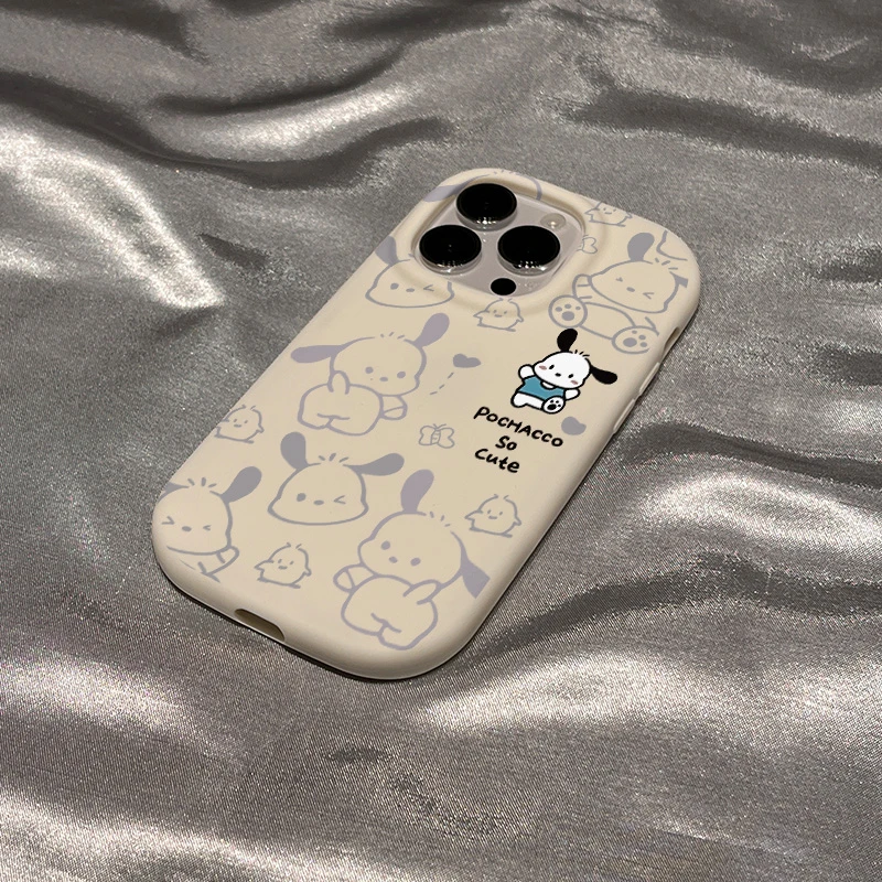 可爱帕恰狗苹果15手机壳iphone14promax/12/13/11磨砂xs软小胖子