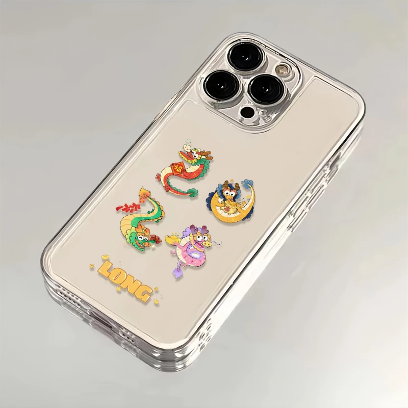 四龙报喜苹果华为iPhone15/14promax手机壳13软壳12太空壳11/xs/T