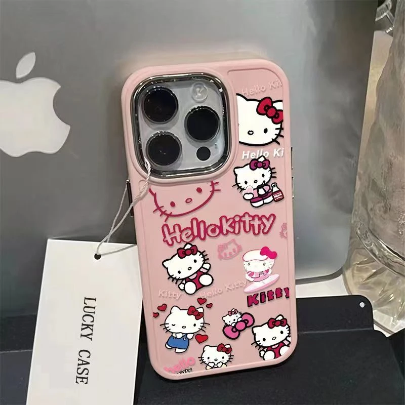 kitty猫iPhone13苹果14Promax手机壳xr/xs可爱12全包11防摔78p套
