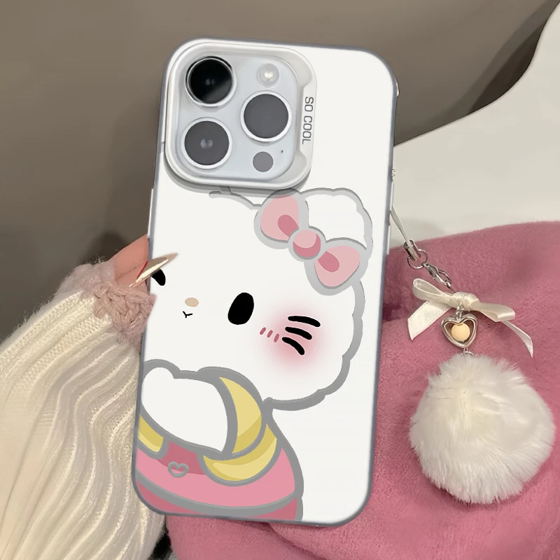贴贴凯蒂猫苹果华为小米vivo15iphone14promax13手机壳软xs元气壳