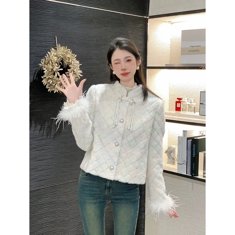 【七彩琉璃】新中式格子外套DYTH-23113088