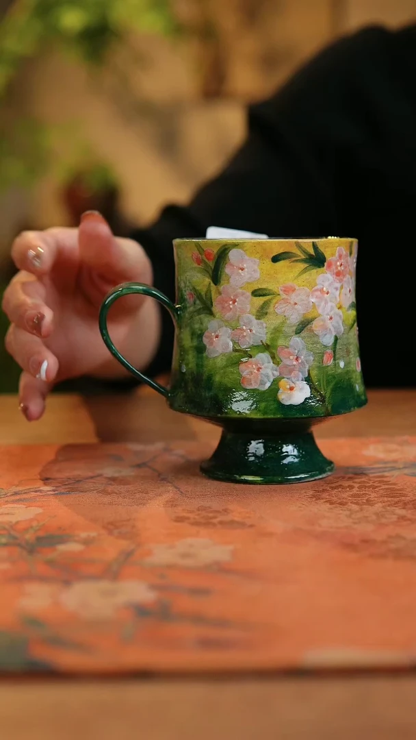 【闪购商品】瓷片1457景德镇陶瓷手绘手工釉下彩