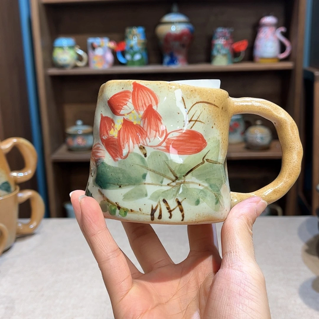 【闪购商品】瓷片291手工手绘釉下彩
