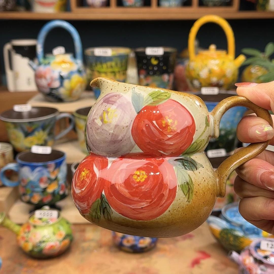 【闪购商品】瓷片1231微瑕 手工手绘釉下彩