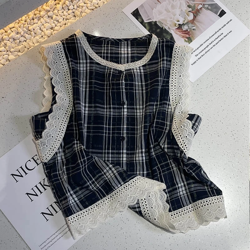 【XIAOYU】【娇俏可人】减龄无袖圆领小衫