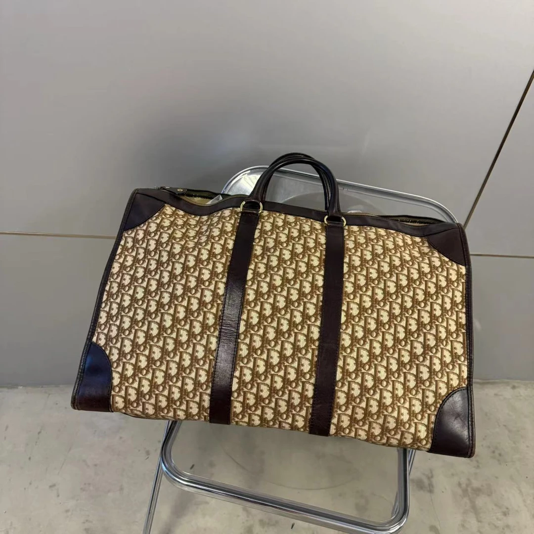 95新 DIOR/迪奥 60经典老花 时尚托特包 男士包 健身包旅行包