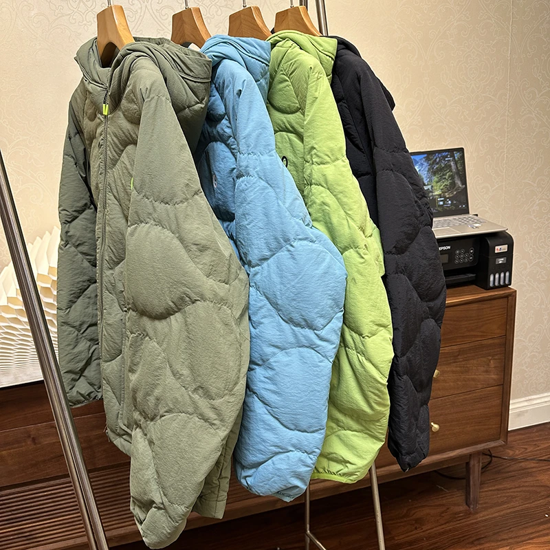 谁穿谁知道~！又轻有暖 高级配色 情侣羽绒服