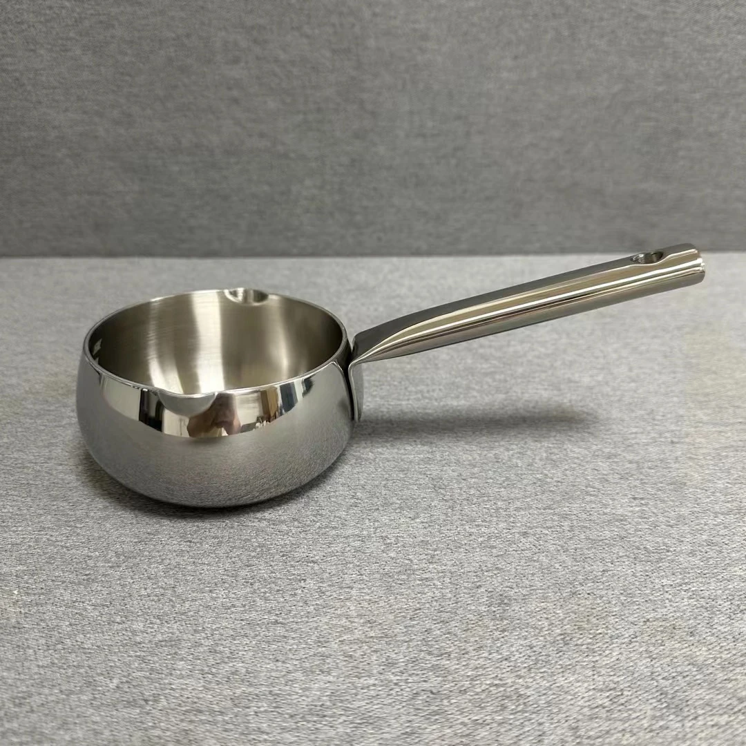 1-005 不锈钢泼油锅 9.5*5.5CM 350ML