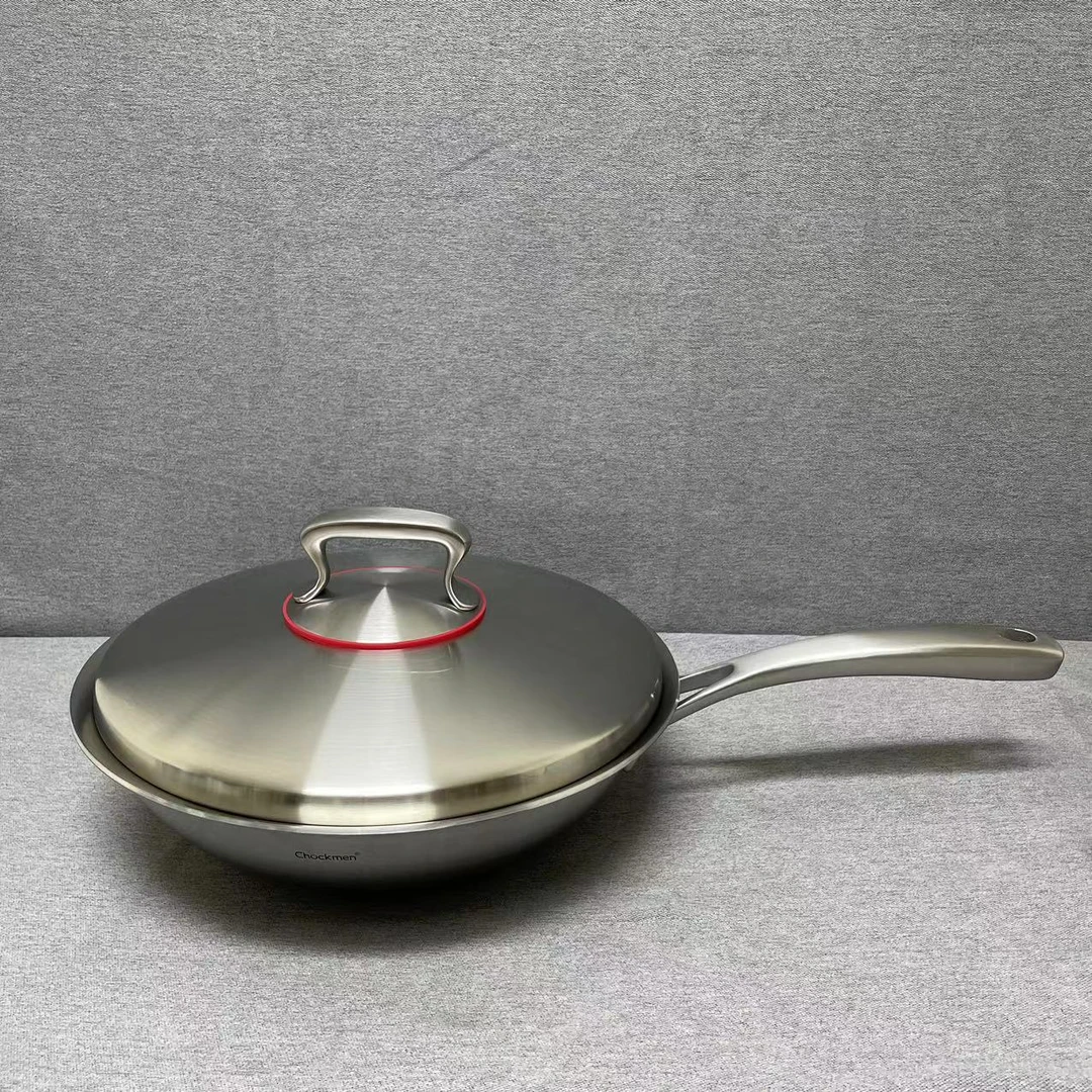 12-100 Chockmen 致甄系列单柄炒锅 30*8CM 带盖重约3.0KG