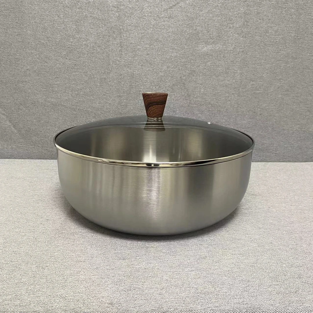 4-005 半成品锅和面盆 32*10.5CM 带盖重约2.66KG