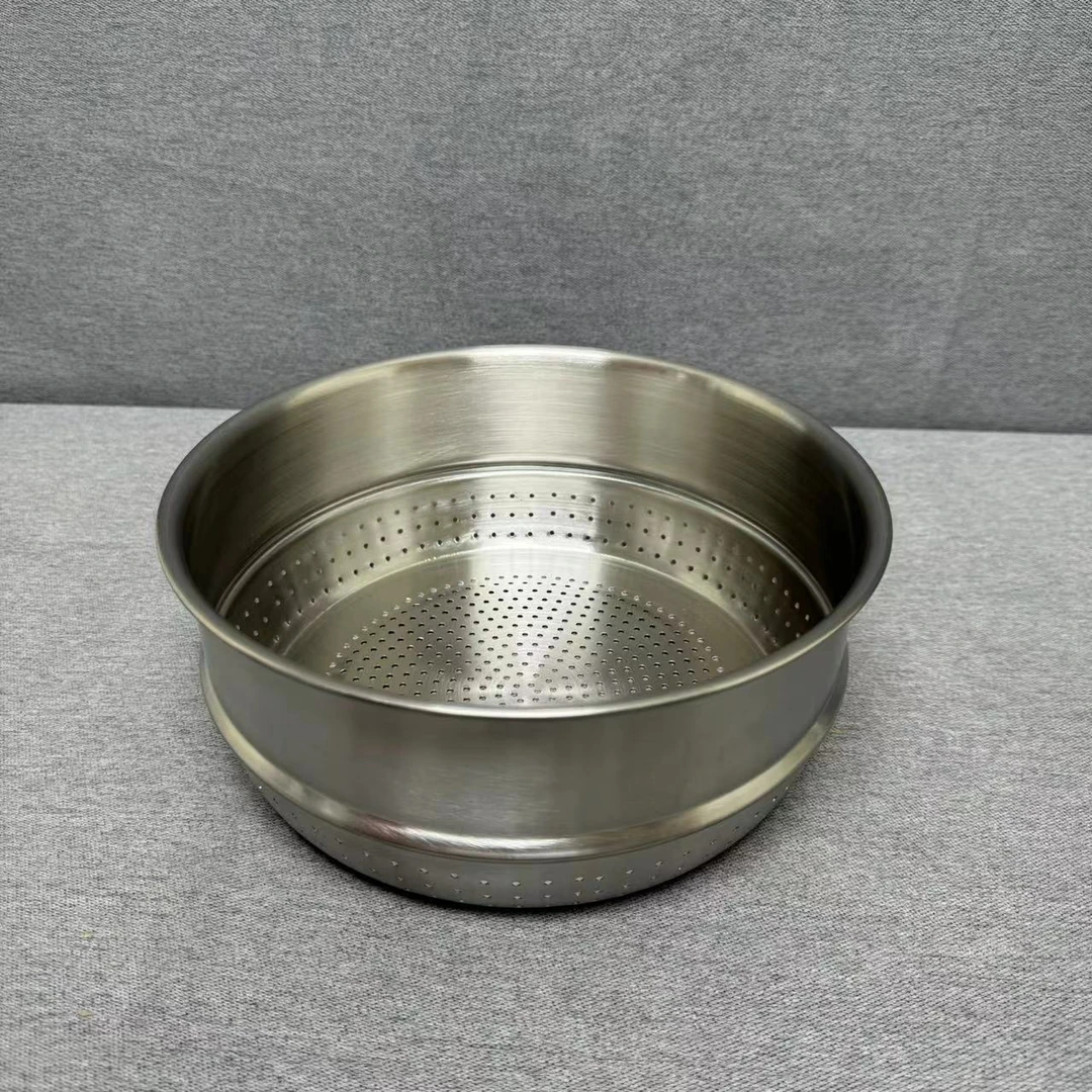 8-056 不锈钢镜面款家用蒸笼 蒸格 22*9CM 重约0.36KG