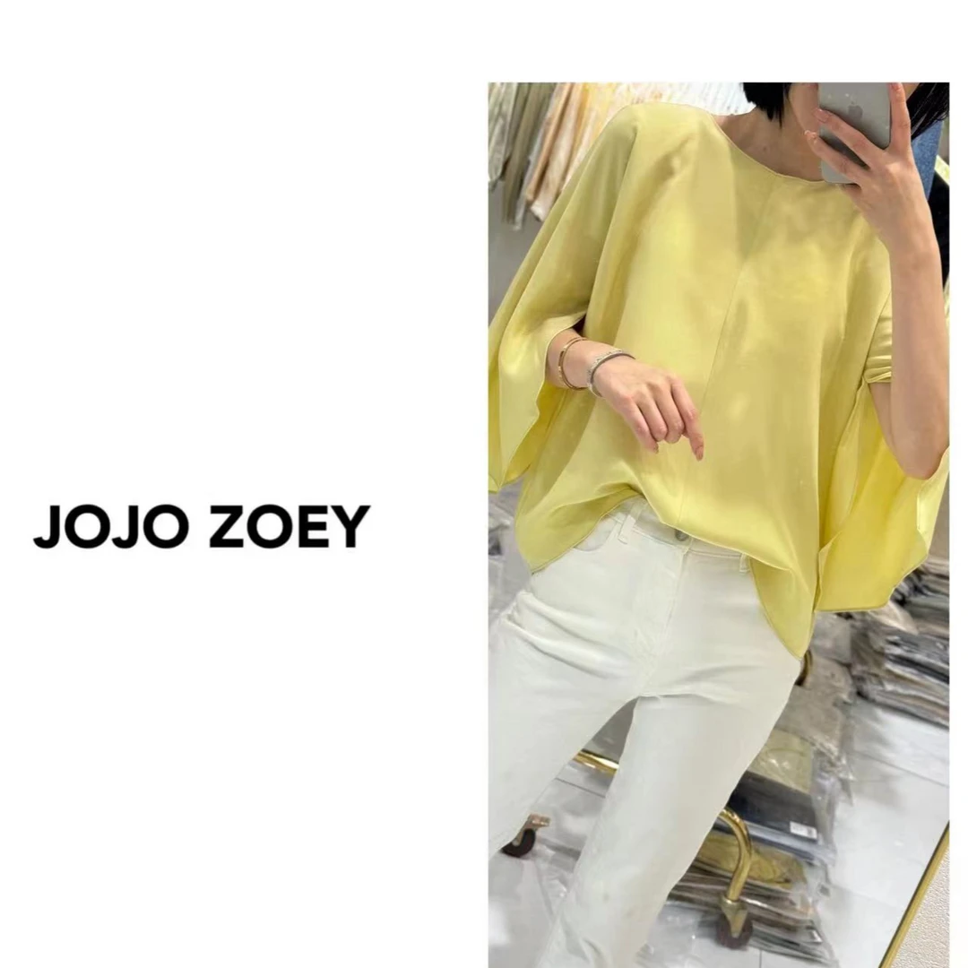 JOJO ZOEY【清仓NO退换】~上衣时尚简约气质桑蚕丝上衣cy-2149